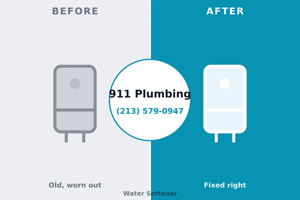 Before and after: plumbing repair Masontown, PA